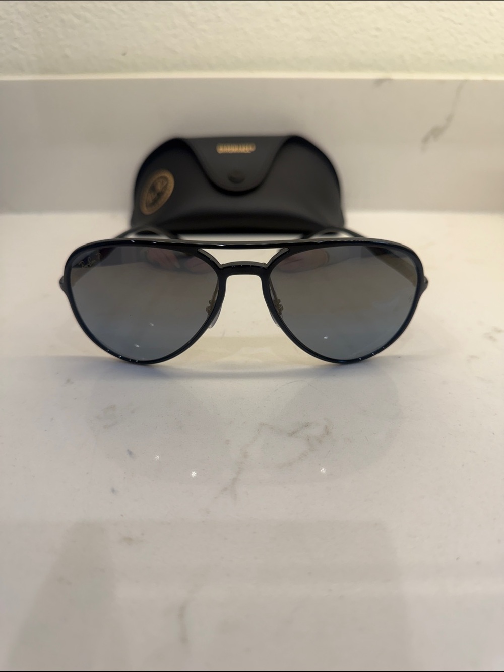 Ray-Ban 58mm Chromance Polarized Aviator Sunglasses